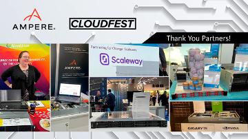 Ampere Computing and partners, including Scaleway, at Microsoft CloudFest