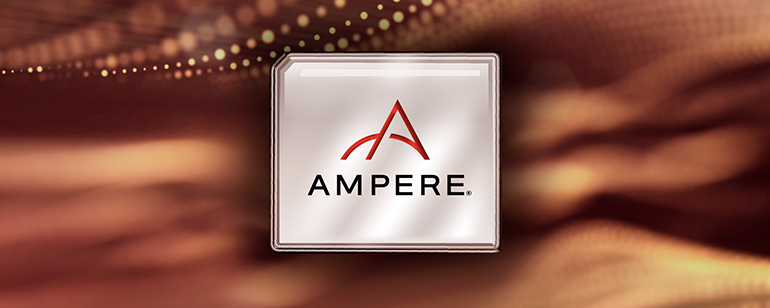 Ampere's 128-core Ampere Altra Max processor on display